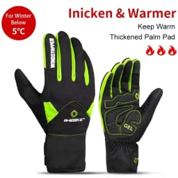 INBIKE Winter Cycling Gloves for Men Women Warm Fleece Biking Glove for Riding Bicycle Gloves Waterproof Touchscreen Accessories