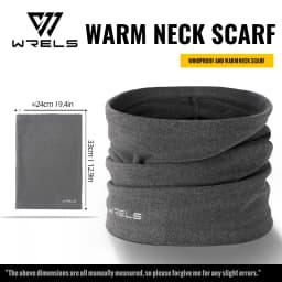 WRELS Windproof Warm Winter Cycling Mask Motorcycle Fleece Neck Outdoor Windproof Scarf Camp Hiking Balaclava Cycling Face Mask