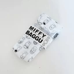 Kawaii Miffy Cute Umbrella Cartoon Rabbit Printing Cotton Clip Thickening Portable Glasses Bag Girl Gift