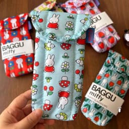 Kawaii Miffy Cute Umbrella Cartoon Rabbit Printing Cotton Clip Thickening Portable Glasses Bag Girl Gift
