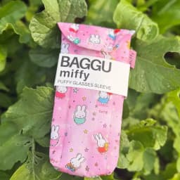 Kawaii Miffy Cute Umbrella Cartoon Rabbit Printing Cotton Clip Thickening Portable Glasses Bag Girl Gift
