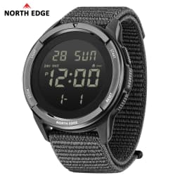 NORTH EDGE NEW TERRAX Men's Digital Military Watches Outdoor Sports Swimming Waterproof 50M Stopwatch Countdown Watch For Men