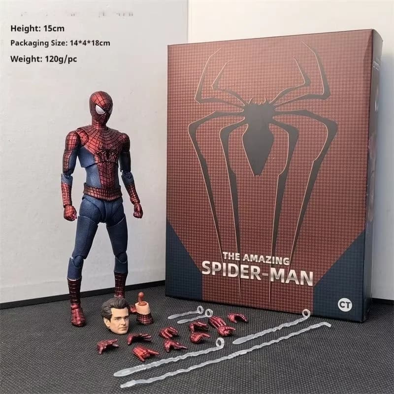 Ct Factory Shf The Amazing Spiderhero andrew Garfield Movable Action Figure Model Collectible Desktop Decoration