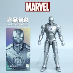 ZD Toys Iron Man Series Joint Movable MK1 MK2 MK3 MK4 MK5 MK6 MK7 MK42 MK43 MK50 Movie Action Figure 7 Inches Mark Dolls