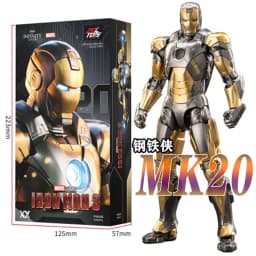 ZD Toys Iron Man Series Joint Movable MK1 MK2 MK3 MK4 MK5 MK6 MK7 MK42 MK43 MK50 Movie Action Figure 7 Inches Mark Dolls