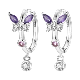 Orstarry 925 Sterling Silver Wings Guardian Love Heart Drop Earrings Women Earrings Charm Trend Versatile Party Jewelry Gifts