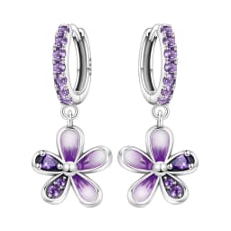 Orstarry 925 Sterling Silver Wings Guardian Love Heart Drop Earrings Women Earrings Charm Trend Versatile Party Jewelry Gifts