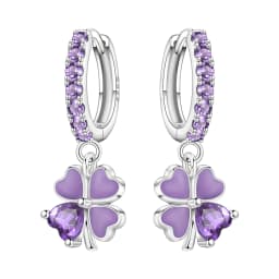 Orstarry 925 Sterling Silver Wings Guardian Love Heart Drop Earrings Women Earrings Charm Trend Versatile Party Jewelry Gifts
