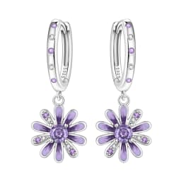 Orstarry 925 Sterling Silver Wings Guardian Love Heart Drop Earrings Women Earrings Charm Trend Versatile Party Jewelry Gifts