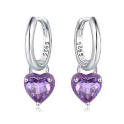 Orstarry 925 Sterling Silver Wings Guardian Love Heart Drop Earrings Women Earrings Charm Trend Versatile Party Jewelry Gifts
