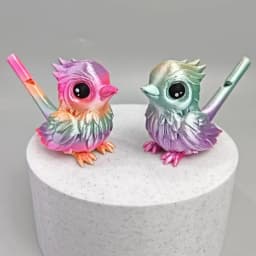 3D Water Bird Whistle for Infants Children Toys Bird's Call for Babies Can Add Water To Whistle for Training Musical Instrume