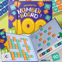 Magnetic Number Stickers Montessori Math Learning Games Digital Intellectual Development Toys for Toddler Education Teach Aids