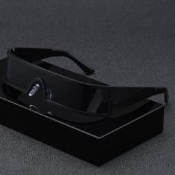 High-end Cyberpunk Style Men's Glasses, Fashionable Design with Future Tech Narrow Frames, Suitable for Parties and Gift-Giving