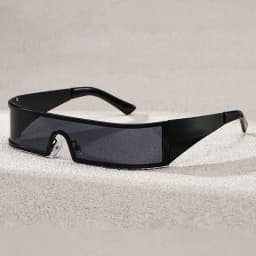 High-end Cyberpunk Style Men's Glasses, Fashionable Design with Future Tech Narrow Frames, Suitable for Parties and Gift-Giving
