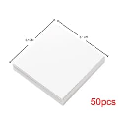 50pcs Disposable Tinting Glue Paper Tearable Nail Toning Palettes Nail Polish Color Mixing Tray Waterproof Paper Display Board