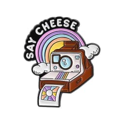Cartoon Machine Metal Brooch Car Sewing Machine Phone Music CD Typewriter Camera Ruler Storage Card Badge Punk Pins Jewelry Gift