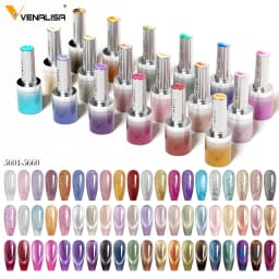 Venalisa 10ml Hema & TPO Free Ultra Cat Eye Effect Nail Gel Polish Soak Off UV LED Long Wear Sparkle Bling Gel Varnish