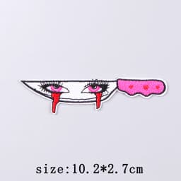 Bad Bunny Patches For Clothing Singer Embroidery Patch Iron On Patches For Clothes Hip Hop Punk Sewing/Fusible Patch Stickers