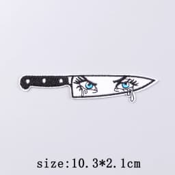 Bad Bunny Patches For Clothing Singer Embroidery Patch Iron On Patches For Clothes Hip Hop Punk Sewing/Fusible Patch Stickers