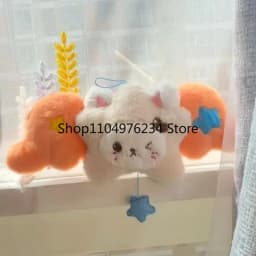 Cute K-Pop Souvenir NCT Wicku Star Pendant Keychain with NCTWISH Doll Album Plush - Backpack Gift Bag Decoration