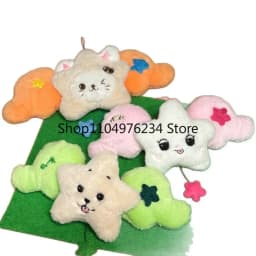 Cute K-Pop Souvenir NCT Wicku Star Pendant Keychain with NCTWISH Doll Album Plush - Backpack Gift Bag Decoration
