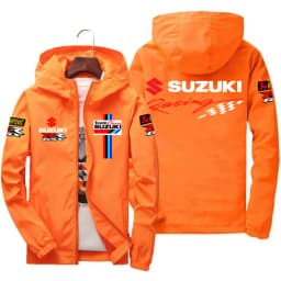 New Suzuki Racing Spring and Autumn Jacket Men's Windproof Windbreaker Casual Fashion Sportswear Outdoor Fashion Couple Jacket