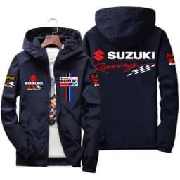 New Suzuki Racing Spring and Autumn Jacket Men's Windproof Windbreaker Casual Fashion Sportswear Outdoor Fashion Couple Jacket