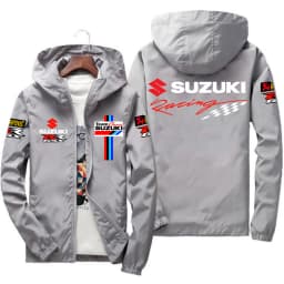 New Suzuki Racing Spring and Autumn Jacket Men's Windproof Windbreaker Casual Fashion Sportswear Outdoor Fashion Couple Jacket