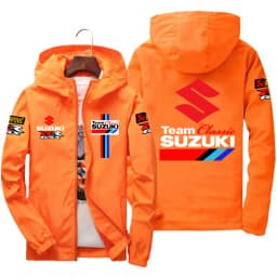 New Suzuki Racing Spring and Autumn Jacket Men's Windproof Windbreaker Casual Fashion Sportswear Outdoor Fashion Couple Jacket