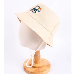 Summer Double Sided Baby Bucket Hat Cartoon Embroidered Baby Hat for Boys Girls Fisherman Cap Outdoor Kids Sun Hat