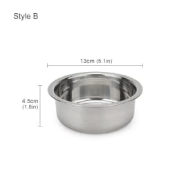 Metal Dog Cat Stainless Steel Pet Bowl Food Drinking Bowl For Small Medium Big Dogs