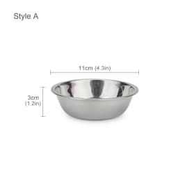 Metal Dog Cat Stainless Steel Pet Bowl Food Drinking Bowl For Small Medium Big Dogs