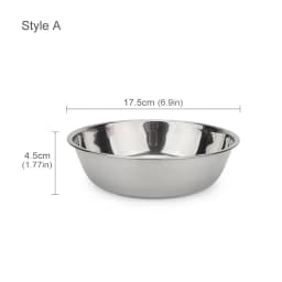 Metal Dog Cat Stainless Steel Pet Bowl Food Drinking Bowl For Small Medium Big Dogs