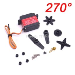 Waterproof 180/270/360 Degree 20KG 25KG 30kg 35kg 60kg Large Torque Digital Coreless Servo Aluminium Metal Gears 25T Arm RC Car