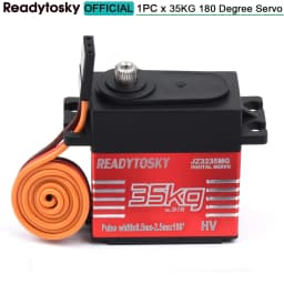 Waterproof 180/270/360 Degree 20KG 25KG 30kg 35kg 60kg Large Torque Digital Coreless Servo Aluminium Metal Gears 25T Arm RC Car
