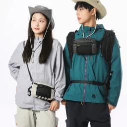 Outdoor Lightweight Waist Pack Tactical Crossbody Pouch Side Pockets WaterProof Hiking and Adventure Chest Packhanging Bag