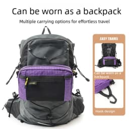 Outdoor Lightweight Waist Pack Tactical Crossbody Pouch Side Pockets WaterProof Hiking and Adventure Chest Packhanging Bag