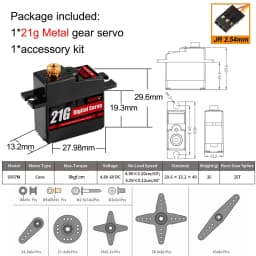 NEEBRC 2g 4.3g 5g 8g 12g 21g Digital Micro Servo for RC Plane Drone Mini Car Helicopter Fixed-wing Wltoys K969 K989 XKS X450