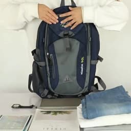 Travel Backpack Men's and Women's Outdoor Mountaineering Bag Large Capacity Waterproof Sports Camping Hiking Luggage Storage Bag