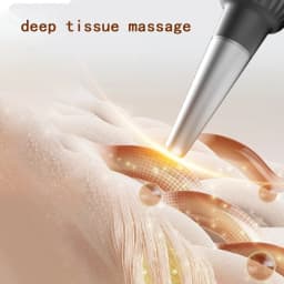 Acupuncture Fascia Pen Deep Tissue Vibration Massager Trigger Point Therapy Stick Reflexology Body Massage Tool for Pain Relief