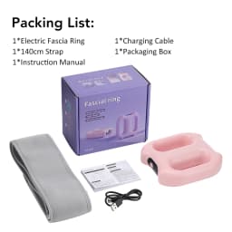 Electric Full-Body Fascia Ring Portable Vibration Fascia Massager Fat Burning Body Weight Loss Deep Tissue Muscle Relief & Relax