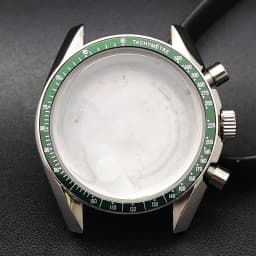 39.7mm Men's Watches Metal Case FIT VK63 Movement Watch Case Accessories Sapphire Glass Watch Parts Fits 20mm Strap Watch Box