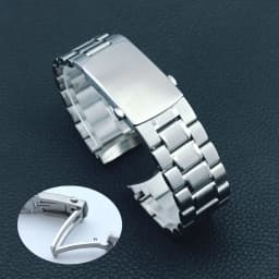 39.7mm Men's Watches Metal Case FIT VK63 Movement Watch Case Accessories Sapphire Glass Watch Parts Fits 20mm Strap Watch Box
