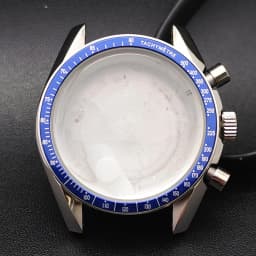 39.7mm Men's Watches Metal Case FIT VK63 Movement Watch Case Accessories Sapphire Glass Watch Parts Fits 20mm Strap Watch Box