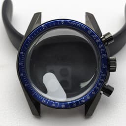 39.7mm Men's Watches Metal Case FIT VK63 Movement Watch Case Accessories Sapphire Glass Watch Parts Fits 20mm Strap Watch Box