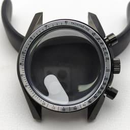 39.7mm Men's Watches Metal Case FIT VK63 Movement Watch Case Accessories Sapphire Glass Watch Parts Fits 20mm Strap Watch Box