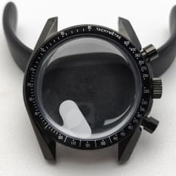 39.7mm Men's Watches Metal Case FIT VK63 Movement Watch Case Accessories Sapphire Glass Watch Parts Fits 20mm Strap Watch Box