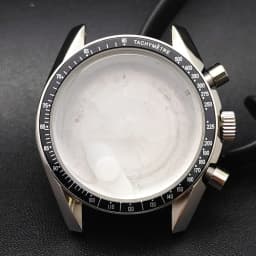 39.7mm Men's Watches Metal Case FIT VK63 Movement Watch Case Accessories Sapphire Glass Watch Parts Fits 20mm Strap Watch Box