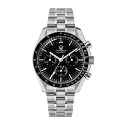 Watchdives WD1863 New 39Mm VK63 Mecha-Quartz Chronograph Watch Bubble Sapphire AR Luminous 100M Waterproof Sports Men Wristwatch