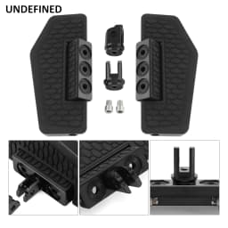 Motorcycle Black Hex Front Foot Pegs Floorboards Pedal Footrest For Harley Softail Breakout FXLRS Low Rider FXBRS 2018-23